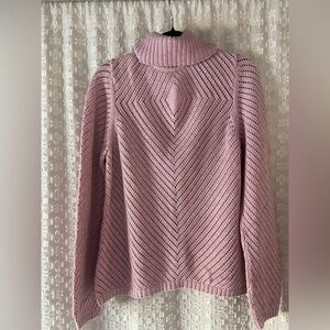 Liz Claiborne Pink Sparkling Turtleneck